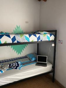 Ein Bett oder Betten in einem Zimmer der Unterkunft Zebulo Hostel