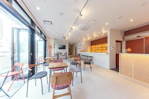 Posezení v ubytování plat hostel keikyu sapporo ichiba