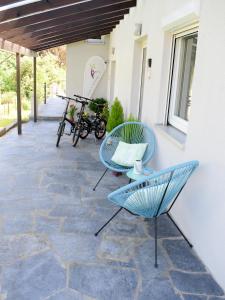 Balkon lub taras w obiekcie Ferienwohnung in Seewalchen