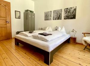 A bed or beds in a room at B&B La Scala