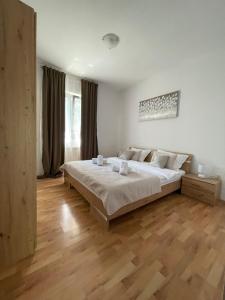 Posteľ alebo postele v izbe v ubytovaní Apartment Vista Kali