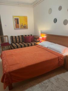 Postel nebo postele na pokoji v ubytování Apartment Plazza Rafailovici