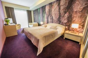 Posteľ alebo postele v izbe v ubytovaní Hotel Slovan