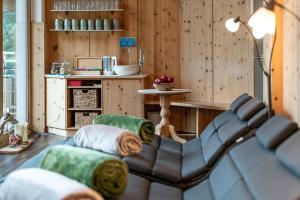 Posezení v ubytování Genusshotel Alpenblick