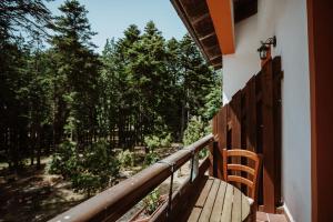 Balkón nebo terasa v ubytování Vallicciola Nature Hotel