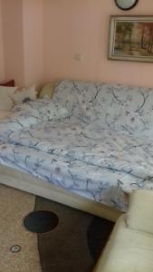 Katil atau katil-katil dalam bilik di Pensiunea Irina