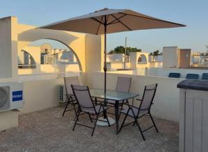 A balcony or terrace at Vera Playa Fuentemar