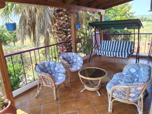 Balkón nebo terasa v ubytování Villa Mitselo Apartments