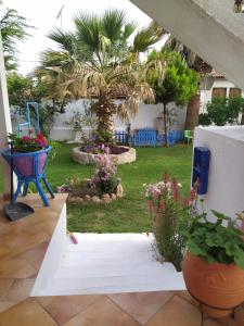 Zahrada ubytování Villa Mitselo Apartments