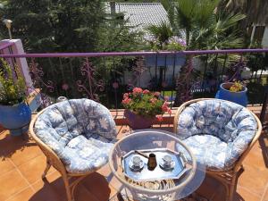 Balkón nebo terasa v ubytování Villa Mitselo Apartments