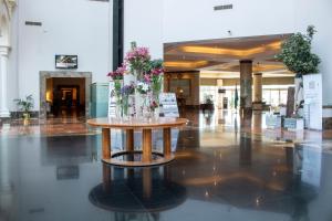 Vstupní hala nebo recepce v ubytování Abha Palace Hotel + 37 fotografií