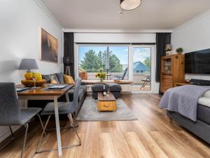 Posezení v ubytování Ferienwohnung Abendsonne