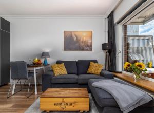 Posezení v ubytování Ferienwohnung Abendsonne