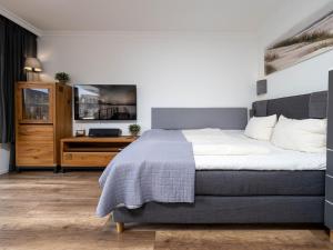 Postel nebo postele na pokoji v ubytování Ferienwohnung Abendsonne