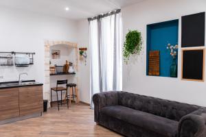 Kuchyň nebo kuchyňský kout v ubytování Sfumature di Puglia