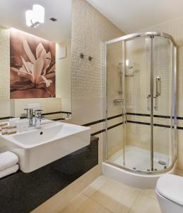 Kúpeľňa v ubytovaní Hotel Diva SPA