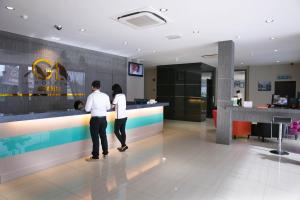 Zona de hol sau recepție la GL Hotel Kluang