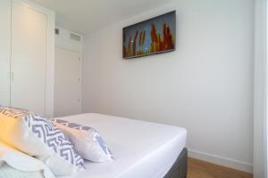 Łóżko lub łóżka w pokoju w obiekcie Townhouse El Romeral
