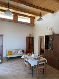 Posezení v ubytování Baràka - Bungalow sulla spiaggia