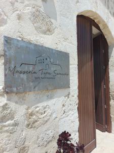 Certifikát, hodnocení, plakát nebo jiný dokument vystavený v ubytování Masseria Torre Saracena