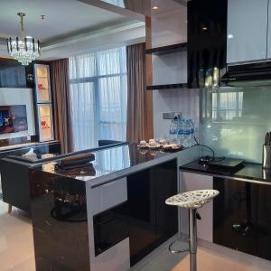 Dapur atau dapur kecil di SLEPTOPIA At Formosa Residence new best cozy place in town