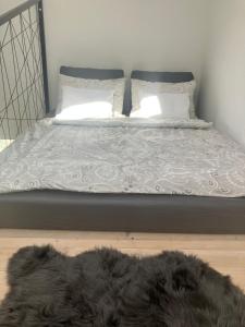 Postel nebo postele na pokoji v ubytování Angelit Stúdió Apartman