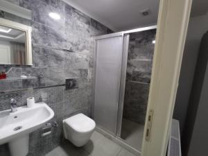 Koupelna v ubytování Emin Konak Hotel