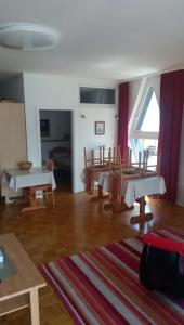 Et opholdsområde på Apartment Vasja Bohinj