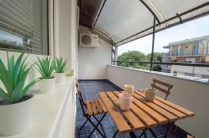 Balkon ili terasa u objektu Central 1-bedroom apartment (50sqm) - Duke