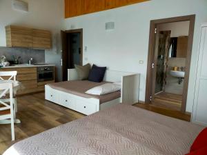 Kuchyň nebo kuchyňský kout v ubytování Cascina Ghitin Relais