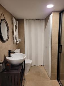 Kylpyhuone majoituspaikassa A Casina