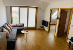 TV a/nebo společenská místnost v ubytování Apartamento Aravi