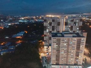 A bird's-eye view of Comfortable18 3R2B 7pax Meritus Perai