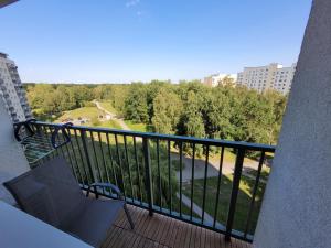 Balkón alebo terasa v ubytovaní Apartament Gliwice Centaura, klimatyzacja + 13 fotografií