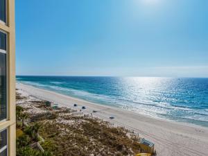 a view of the beach from the balcony of a condo at Jade East Towers 0730 by Newman-Dailey in Destin