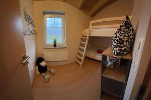 Postel nebo postele na pokoji v ubytování Villa Toskana Wohnung 1