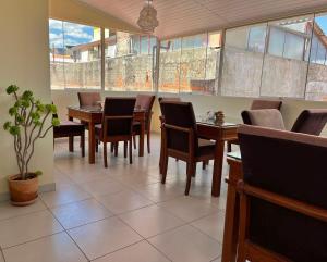 Posezení v ubytování Hostal Casona Arrambide