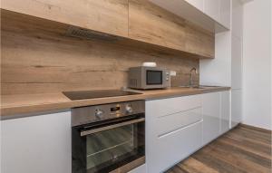 Kuchyň nebo kuchyňský kout v ubytování 3 Bedroom Amazing Apartment In Turanj
