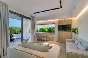 Χώρος καθιστικού στο Selin Luxury Residences