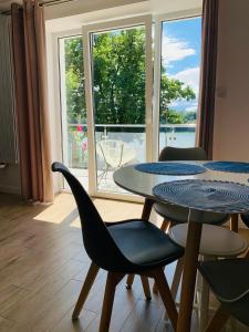 Posedenie v ubytovaní Lawendowe wzgórze Apartamenty