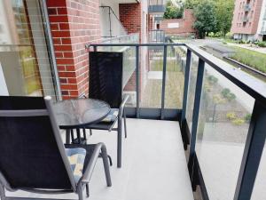 Balkón alebo terasa v ubytovaní MAK Apartment Grobla - free parking - 3 rooms