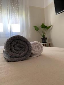 Posteľ alebo postele v izbe v ubytovaní Iviskos living spot + 27 fotografií