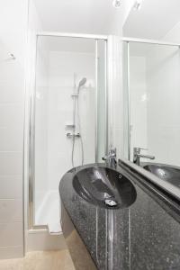 Kylpyhuone majoituspaikassa Hotel Citadella
