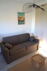 Część wypoczynkowa w obiekcie Maison chaleureuse en Provence