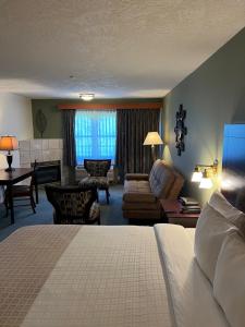 Voodi või voodid majutusasutuse The Grand Hotel Nanaimo toas