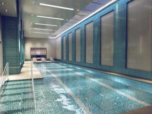 Bazén v ubytování Luxuoso apto 2 quartos na Av do Batel- Academia, Piscina aquecida e Churrasqueira nebo v jeho okolí