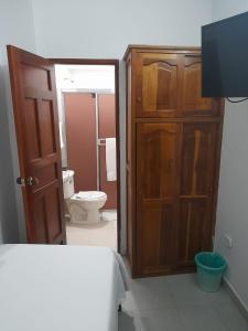 Koupelna v ubytování HOTEL SAN ADOLFO
