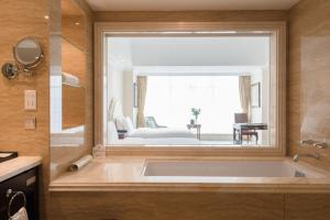 Koupelna v ubytování Qingdao Jianxin International Hotel
