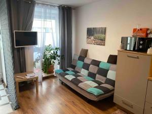 Televiisor ja/või meelelahutuskeskus majutusasutuses Dana's Apartment beim Augarten