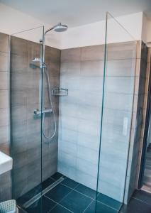 Koupelna v ubytování Apartmány Rajschl - Železná Ruda